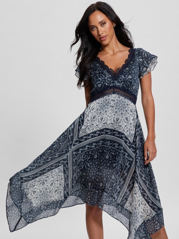 Guess midi dress sales