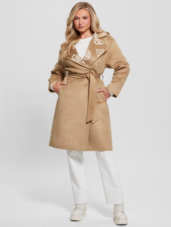 Guess envelope cheap collar coat