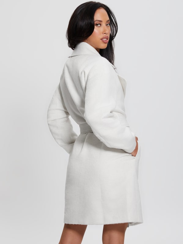 White guess coat hotsell