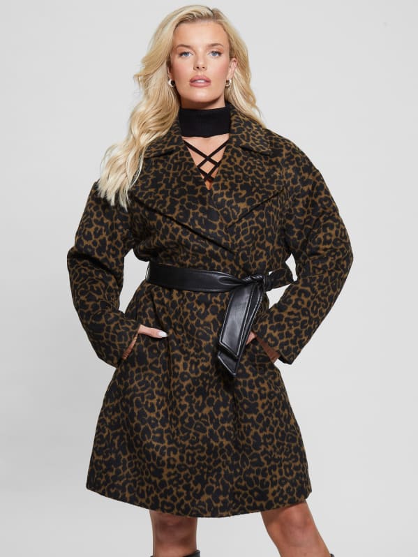 Guess belted coat new arrivals