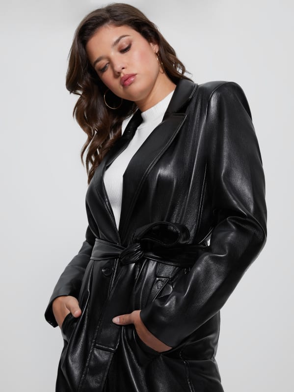 Guess mens trench coat online