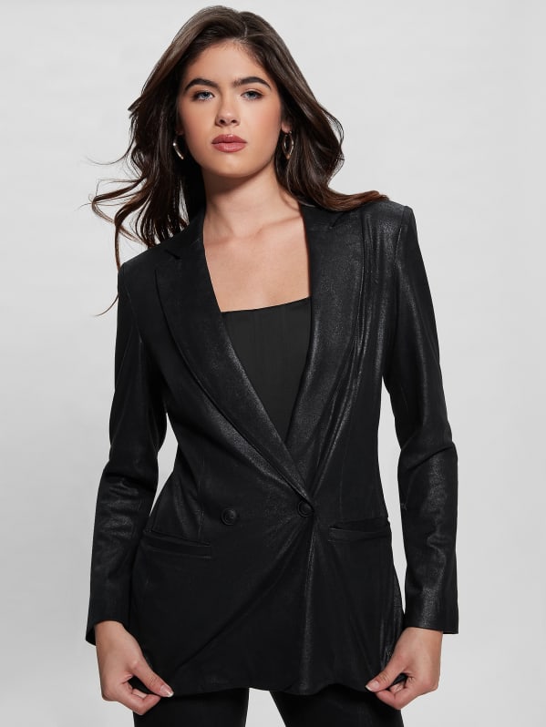 Eco Emelie Faux Suede Blazer GUESS