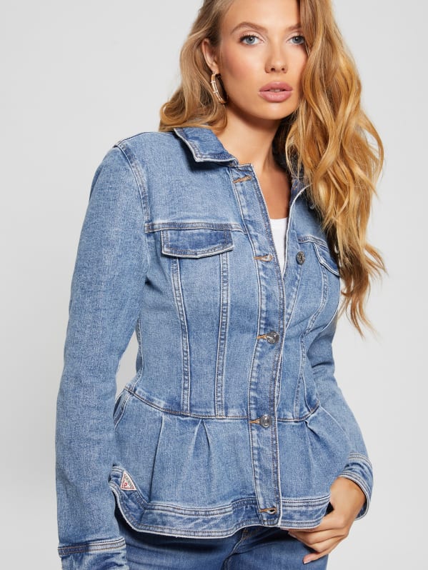 Guess new arrivals peplum jacket
