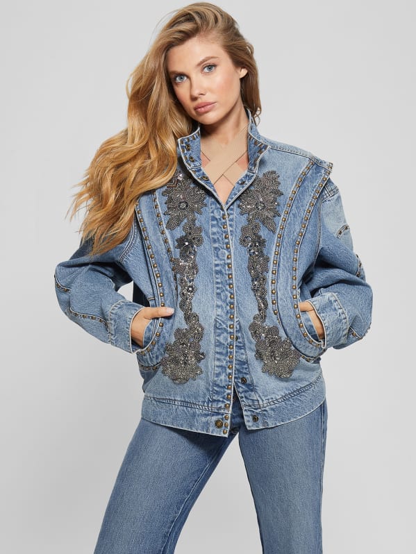 Guess oversized denim jacket outlet