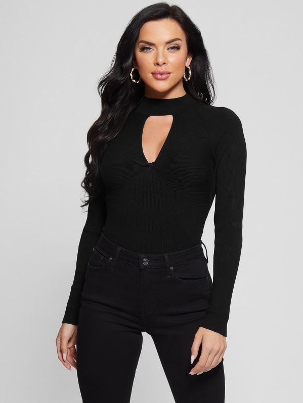 Eco Rubie Cutout Sweater GUESS Canada