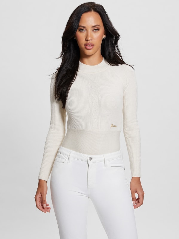 Guess mock neck sale