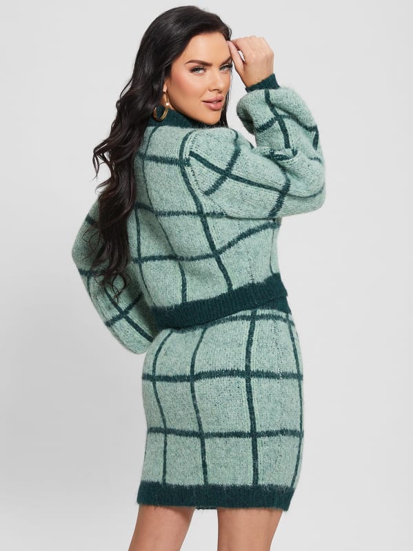 Plaid jumper dress plus size best sale