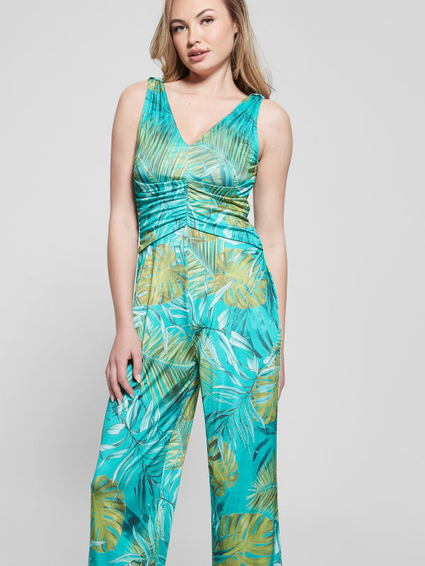 Guess green jumpsuit outlet