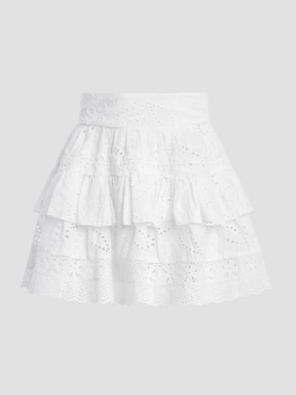 White sale skirt guess