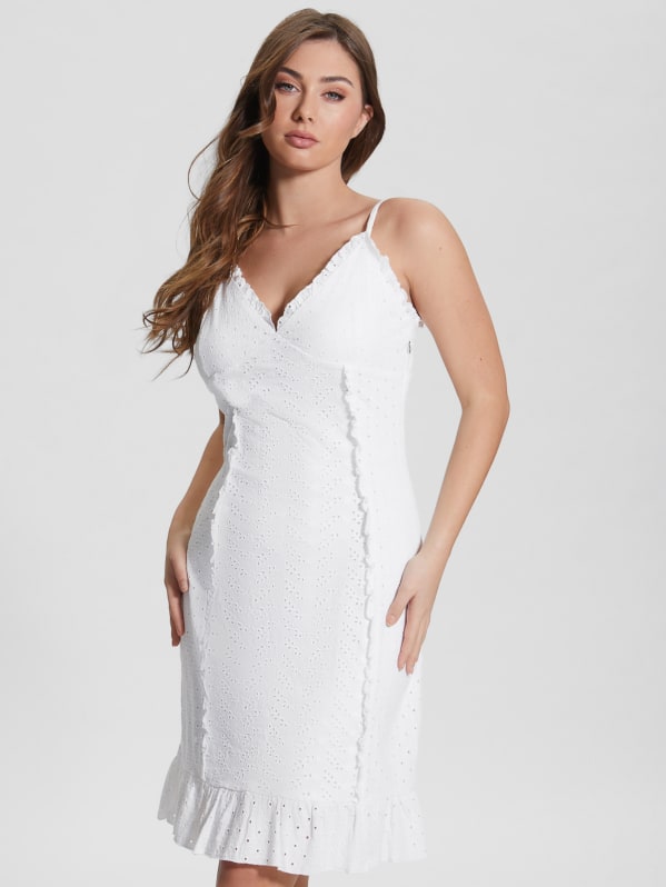 Guess white dress best sale