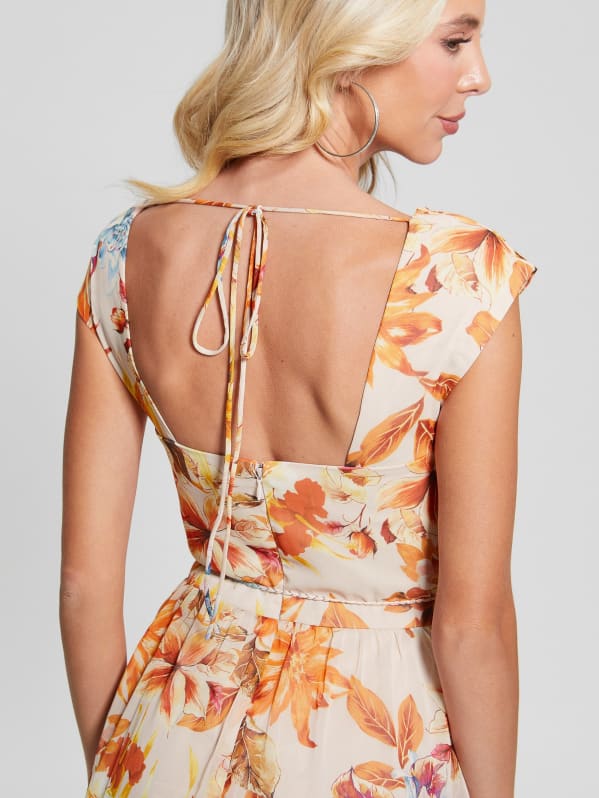 Guess best sale orange dress
