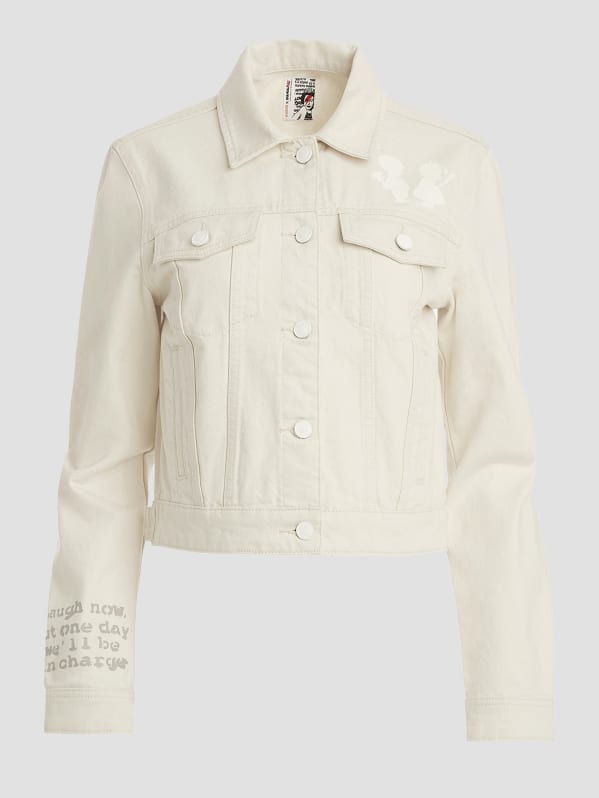 All saints lexi denim jacket shop
