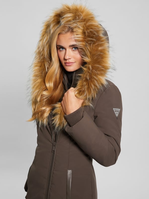 Mid Length Puffer Jacket GUESS Canada