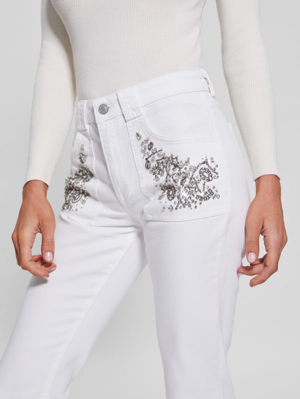 White guess jeans deals