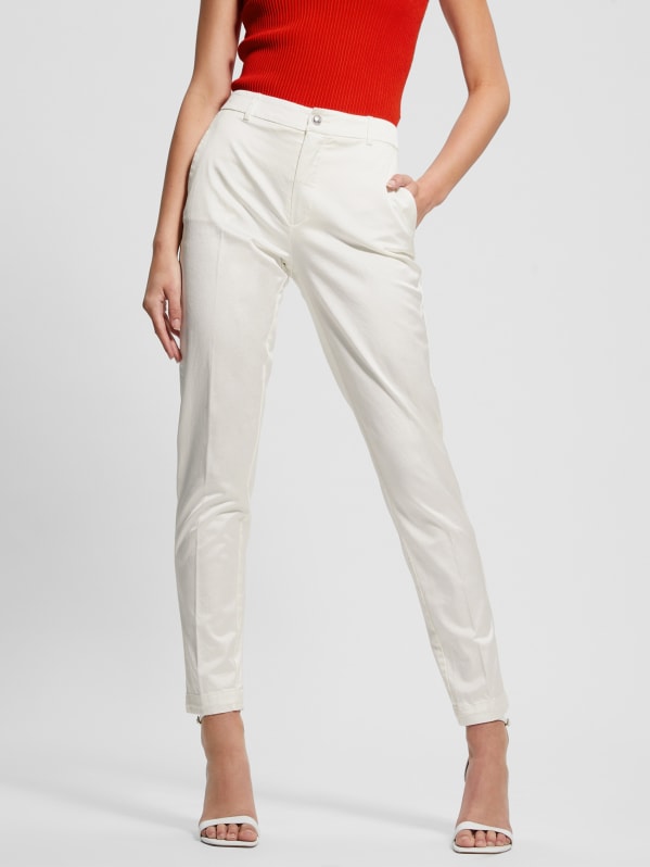 Guess white pants sale