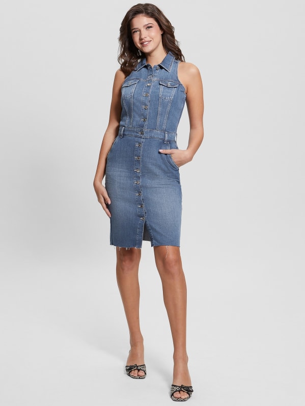 Guess deals denim dress