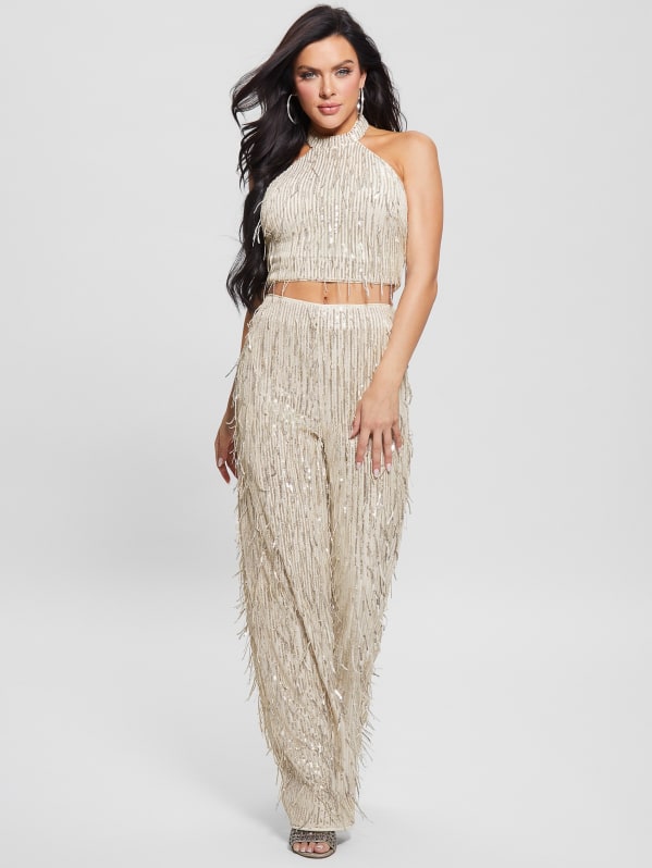 Guess online sequin top