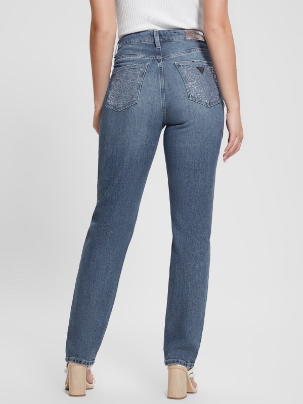 Guess online rhinestone jeans