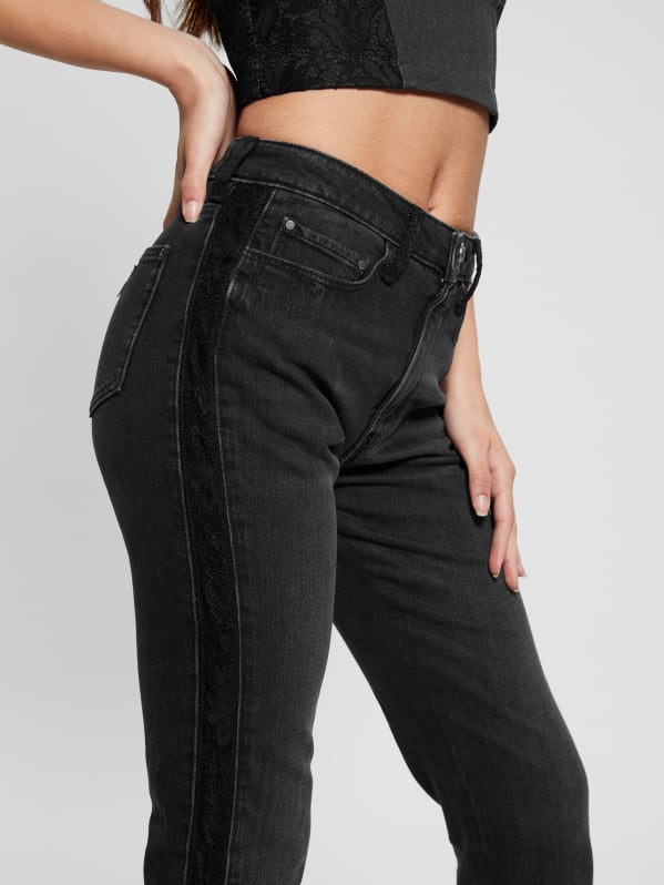 Eco Girly Lace Sideband Jeans | GUESS