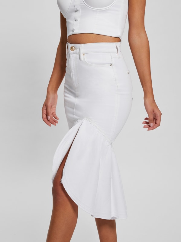 Marinella Denim Pencil Skirt GUESS