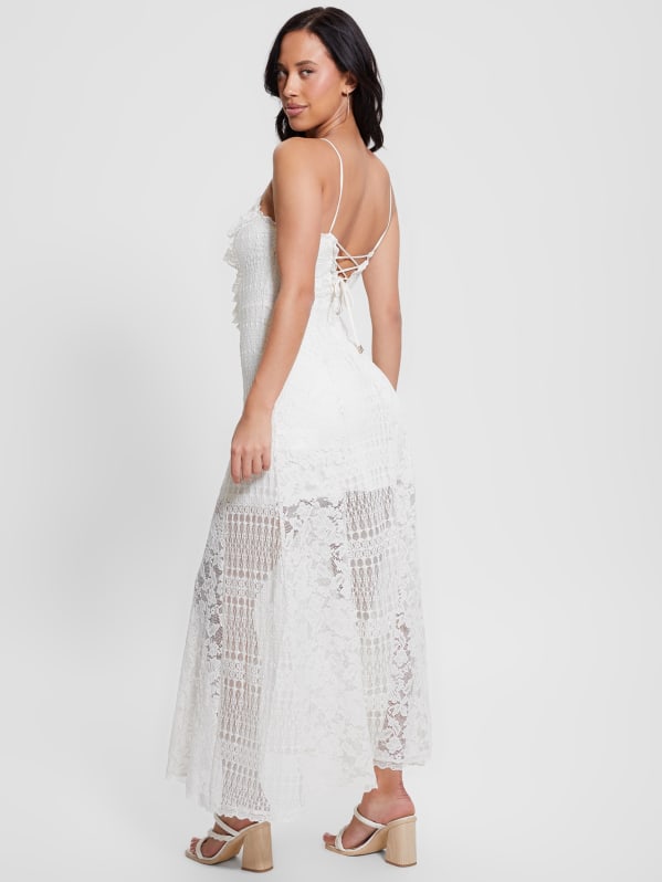 Guess white maxi clearance dress