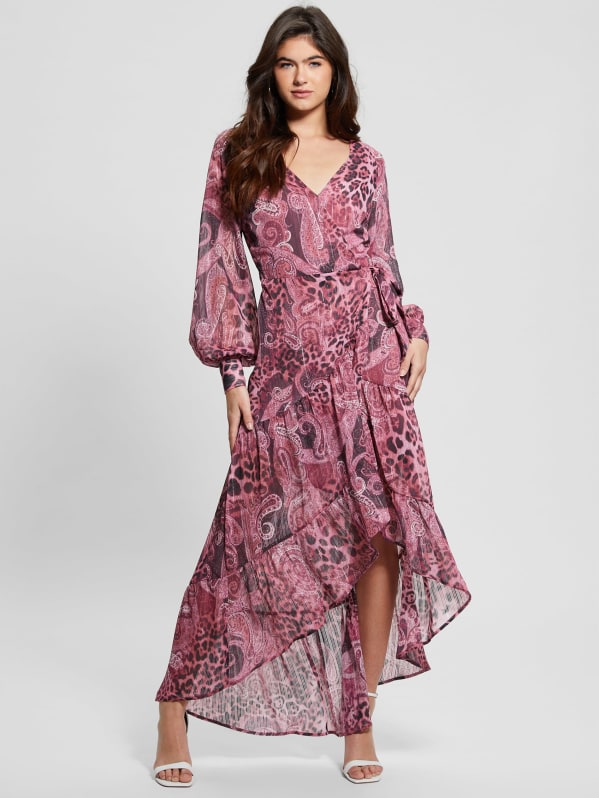 Guess wrap dress hot sale