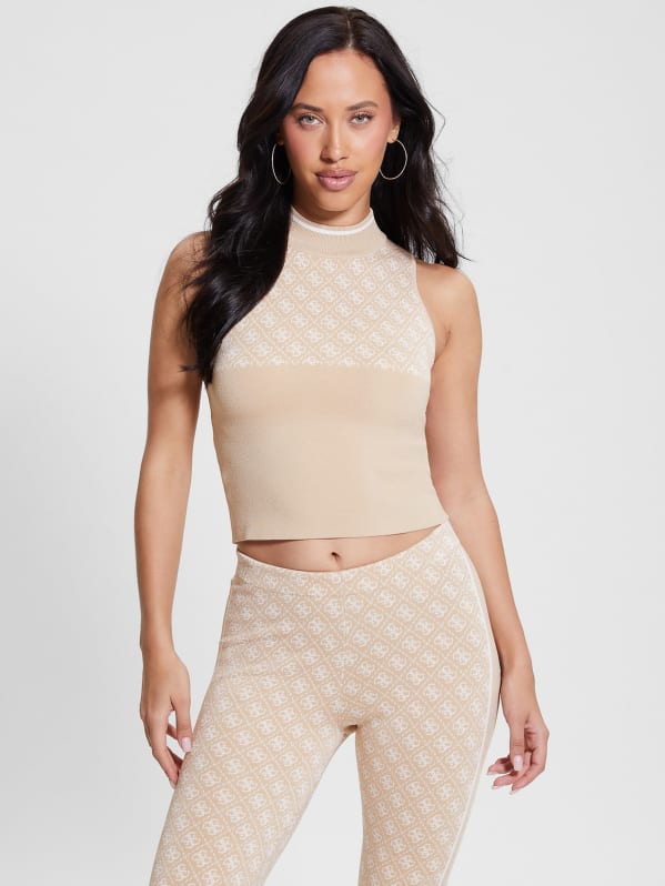 Guess turtleneck hot sale crop top