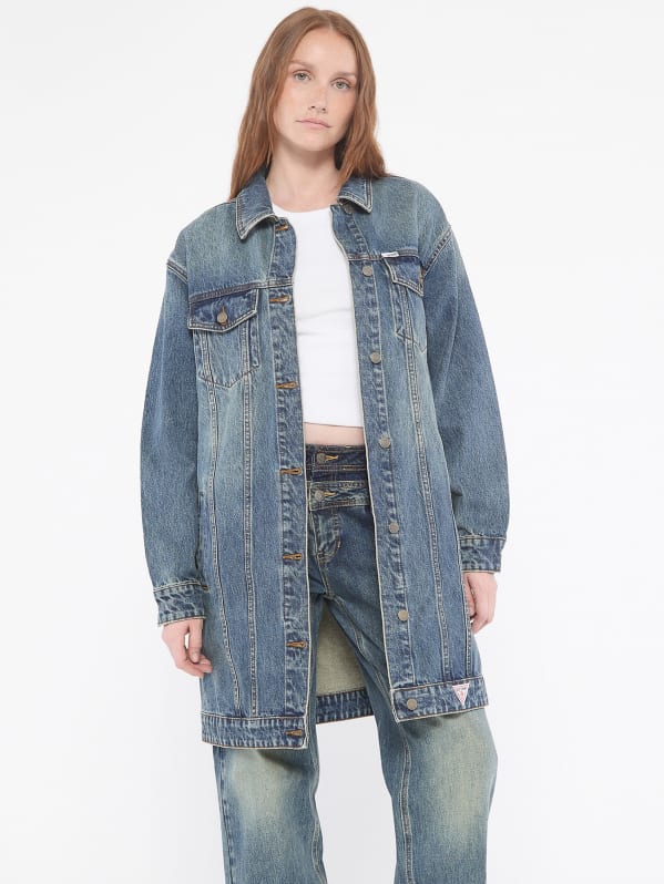 GUESS Originals Denim Trucker Coat GUESS