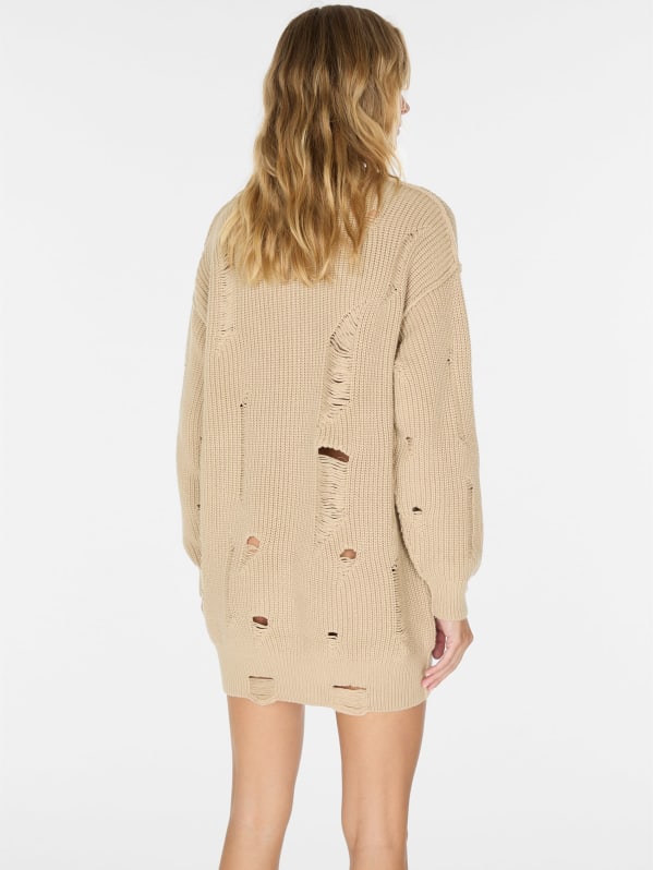 Destroyed sweater dress outlet
