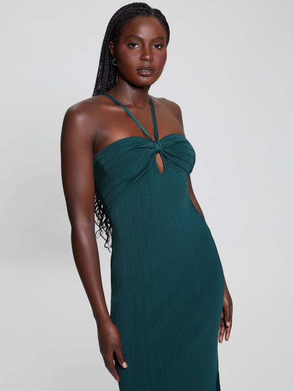 Sofie Keyhole Sweater Dress GUESS Canada