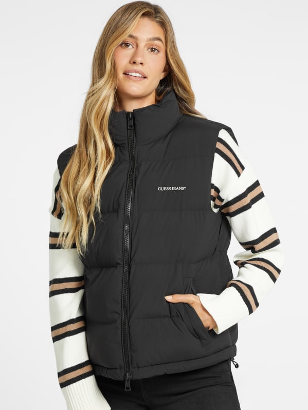 Guess puffer vest new arrivals