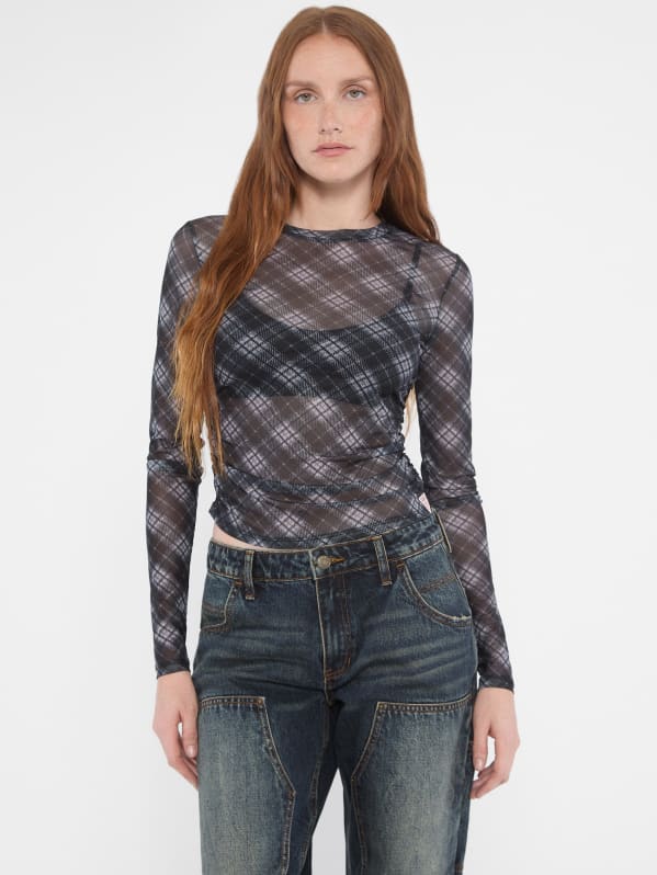 Guess mesh shirt clearance