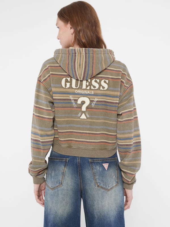 Guess originals field stripe sweatshirt new arrivals