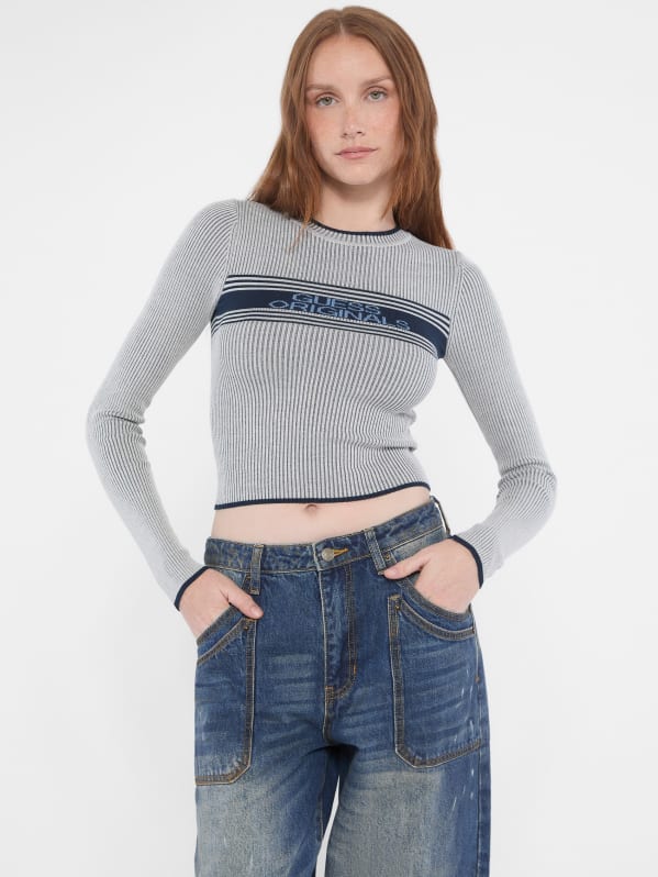 GUESS Originals Logo Sweater Top GUESS