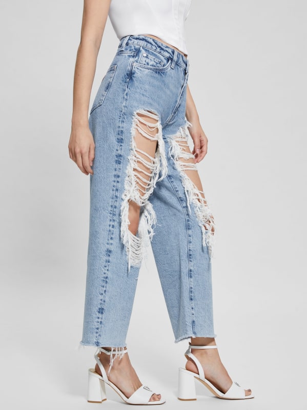 GUESS 90s Ankle High rise Pants Blue 26