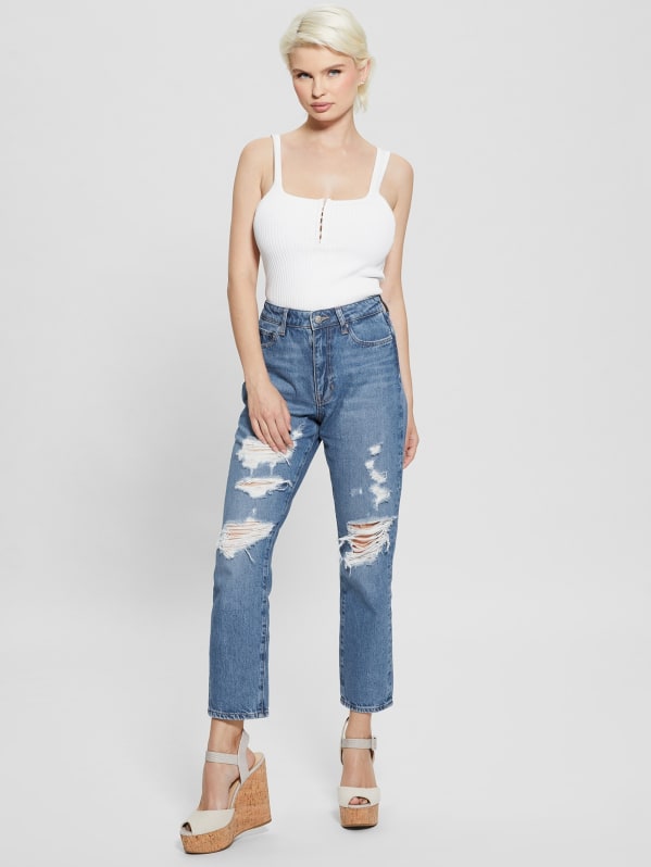 Girls distressed jeggings hot sale