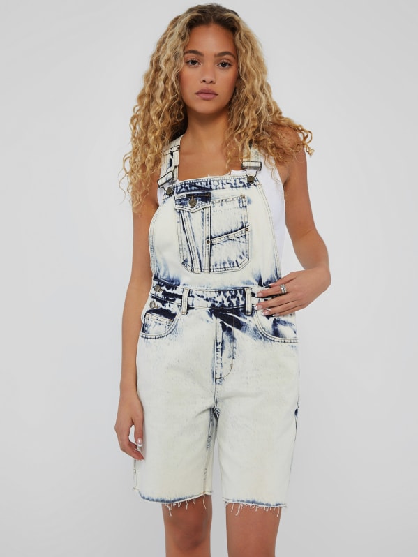 Guess overall shorts clearance
