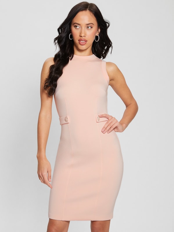 Pastel pink sales bodycon dress
