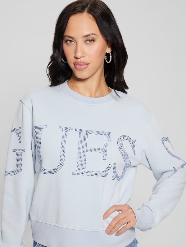 Vintage Rhinestone Sweatshirt GUESS Canada