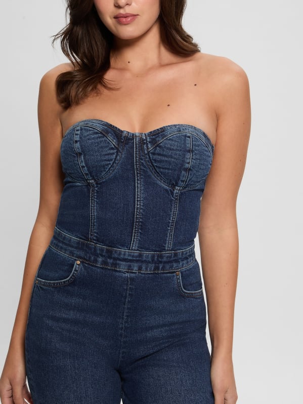 Guess Alba Denim Jumpsuit
