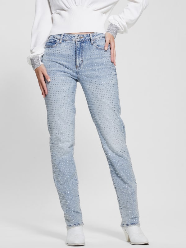 Guess rhinestone jeans store