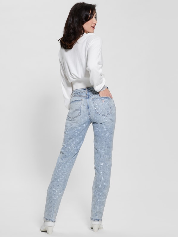 Guess cheap rhinestone jeans