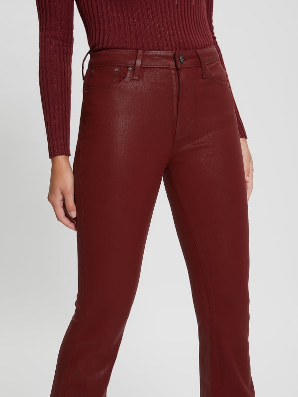 Oui Baxter Cropped Jeggings in Red – Manhattan West