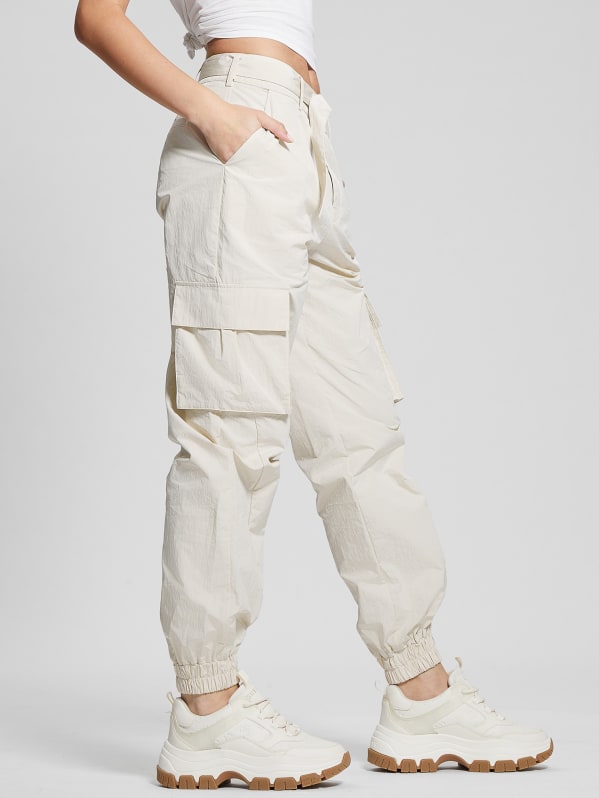 White Cargo Pants