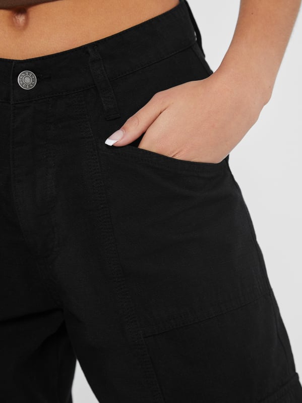Guess black pants clearance