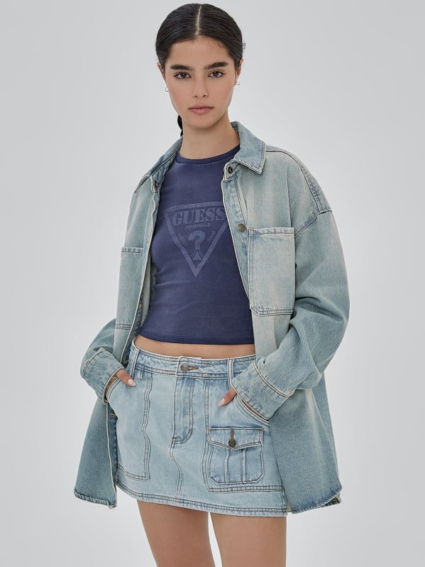 Guess denim shirts best sale
