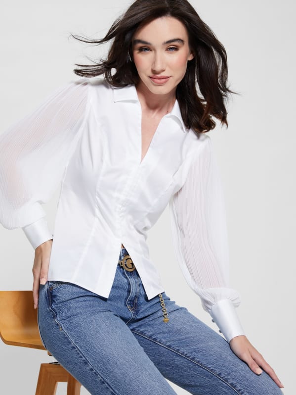 Amara Pleated Shirt