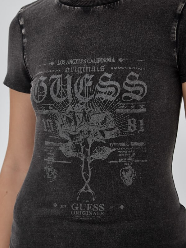 GUESS Originals Rose Regular Tee GUESS