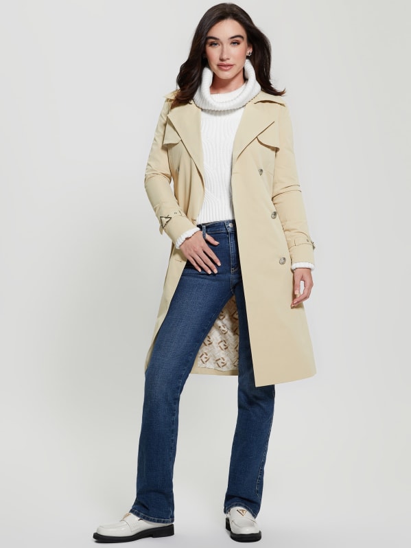 Guess women's trench coat hot sale
