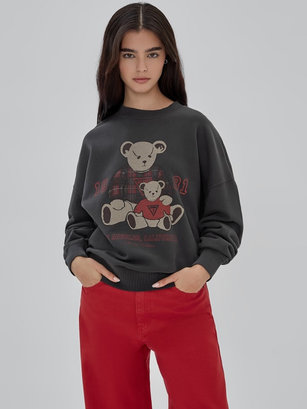 Guess teddy cheap bear sweatshirt